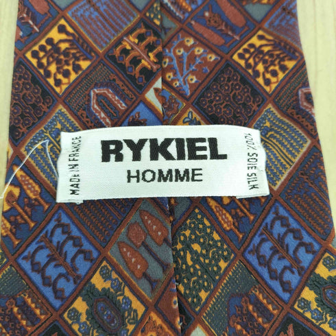 リキエルオム RYKIEL HOMME MADE IN FRANCE 総柄ネクタイ メンズ
